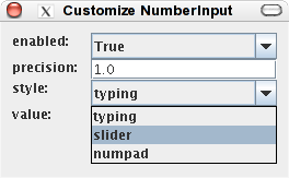 automatically created customizer